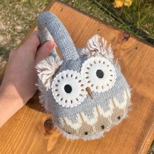 Cute Owl Knit Earmuffs for Kids